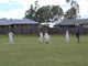 Douglas bowling in his first match