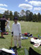 Mark geared up ready to go in to bat